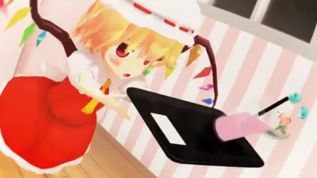 동방MMD(MikuMikuDance) BGM 【U.N.オーエンは彼女なのか？ほのぼのアレンジ②】(U.N.오웬은 그녀인가? 어레인지)