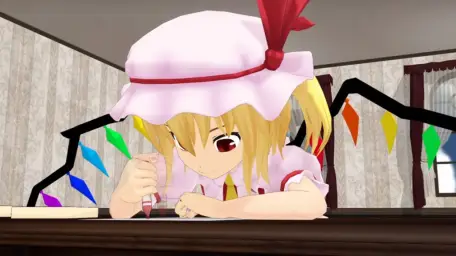 동방MMD(MikuMikuDance) BGM 【U.N.オーエンは彼女なのか？ほのぼのアレンジ①】(U.N.오웬은 그녀인가? 어레인지)