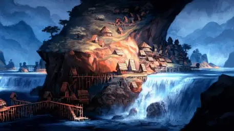 Essbee - water float village 리메이크