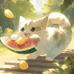 빙글빙글 고양이 (귀여움, 아기자기, 발랄, 신남, 상큼, 배경음악, 보컬춉, 브레이크비트)