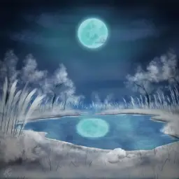 얼음달(Moonlit waltz) #우울 #쓸쓸